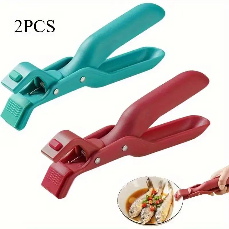 Multi-Function Anti-Scald Bowl Clip, Heat-Resistant Non-Slip Grip for Dishes, Kitchen Essential Zpaxo 2pcs