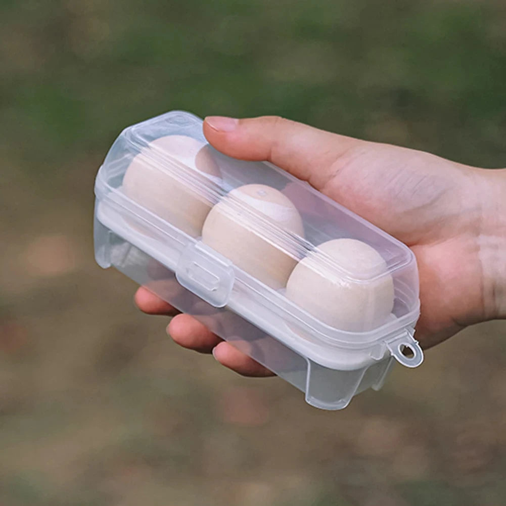 Portable Shockproof Egg Holder Box – 3/4/8 Grid Storage Egg Storage Container Zpaxo