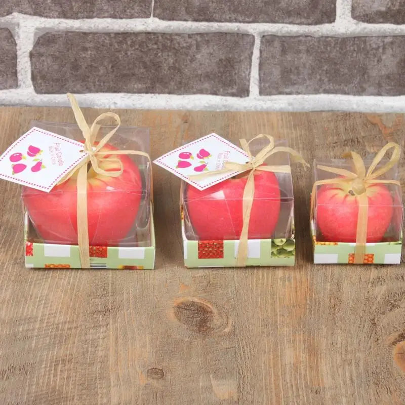 3D Apple Scented Candle – Fruit Aromatherapy Holiday Gift