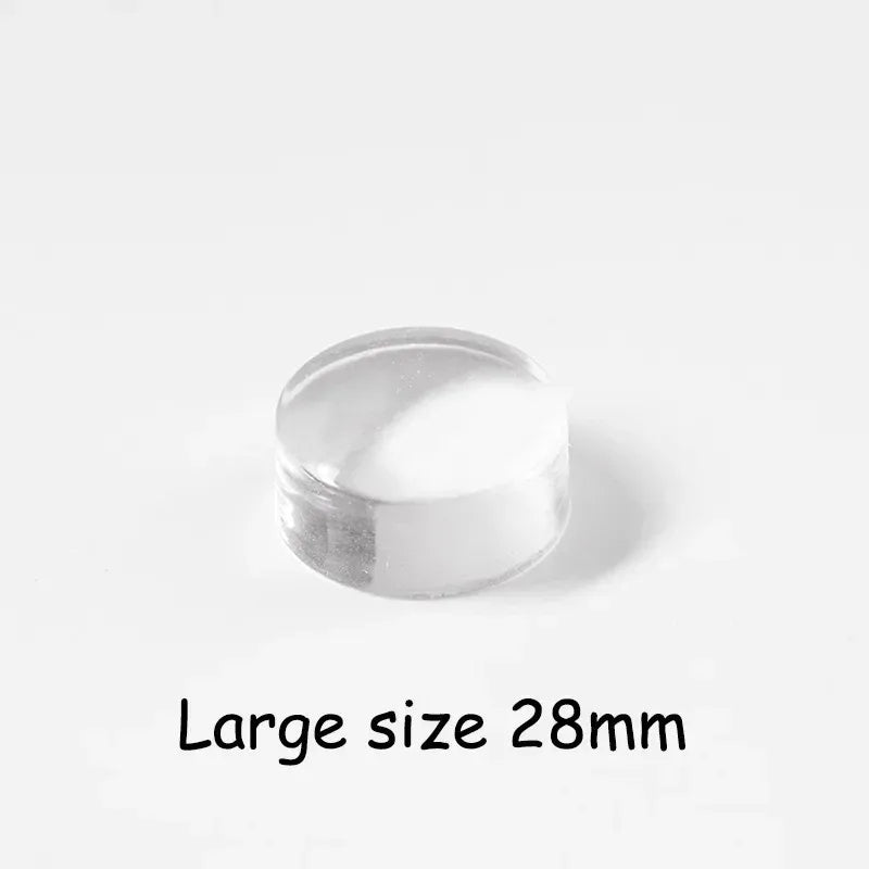 Nail Stamping Jelly Silicone Printing Polish French Tip Stamp Zpaxo 2.8cm Silicone tip