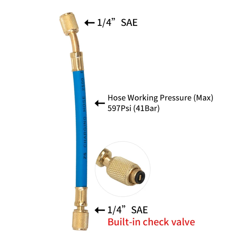 Auto Oil Dye Injector Car Injection Tool 1 4 SAE Refrigerant Fluid