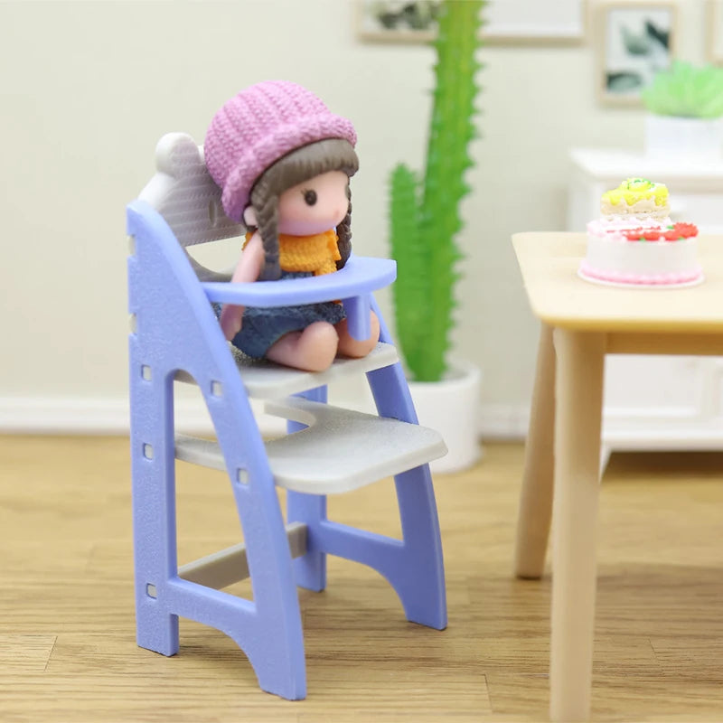 Children's Pretend Play 1 12 Scale Baby Chair Model Doll House Zpaxo