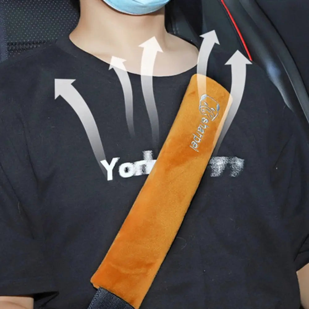 Cute Animal Car Seat Belt Cover Decoration Automobile Safety Zpaxo