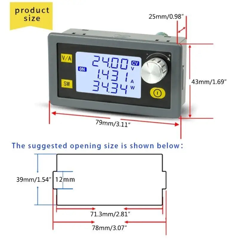 652F SK35H DC5~30V to DC0.6~30V Laboratory Power Supply 4A 35W Converter Voltages Current Adjustable Power Modules Zpaxo
