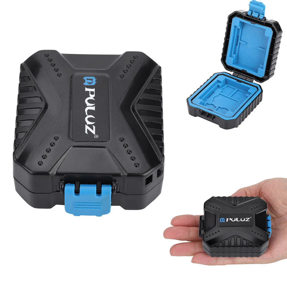 SD Card Holder Memory Case Portable Black Waterproof Protective Carry