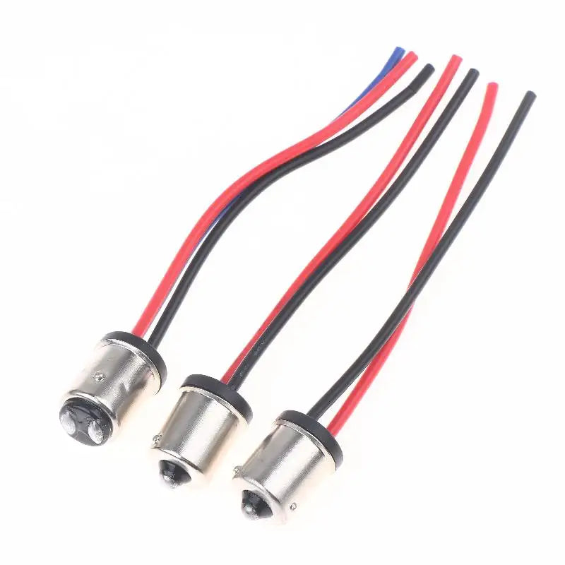 2 Automotive Light Sockets Male Base Connector 1156 1157 LED Turn Zpaxo