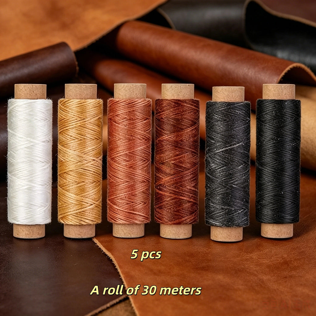 Portable leather tool set, leather hand sewing machine, leather repair large head sewing needle, sewing wax thread Zpaxo
