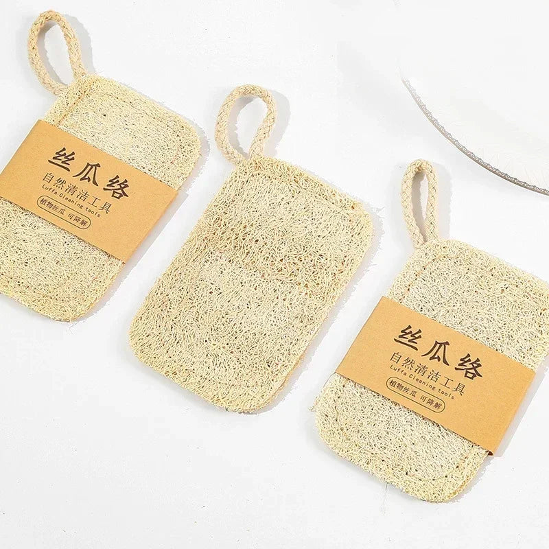 2026 Hot 10PCS Loofah Dish Towel Does Not Hurt The Pan Sponge, Oil Stain Removing Cloth, Silk Gourd Pulp Pan Brush Zpaxo