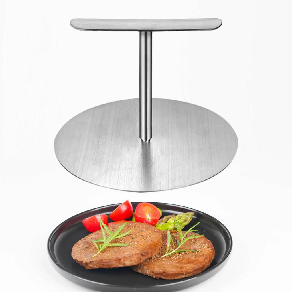 Stainless Steel Burger Press Bacon Press Kitchen Tool Household Flat Bottom Professional Nonstick Patty Maker Meat Press Zpaxo