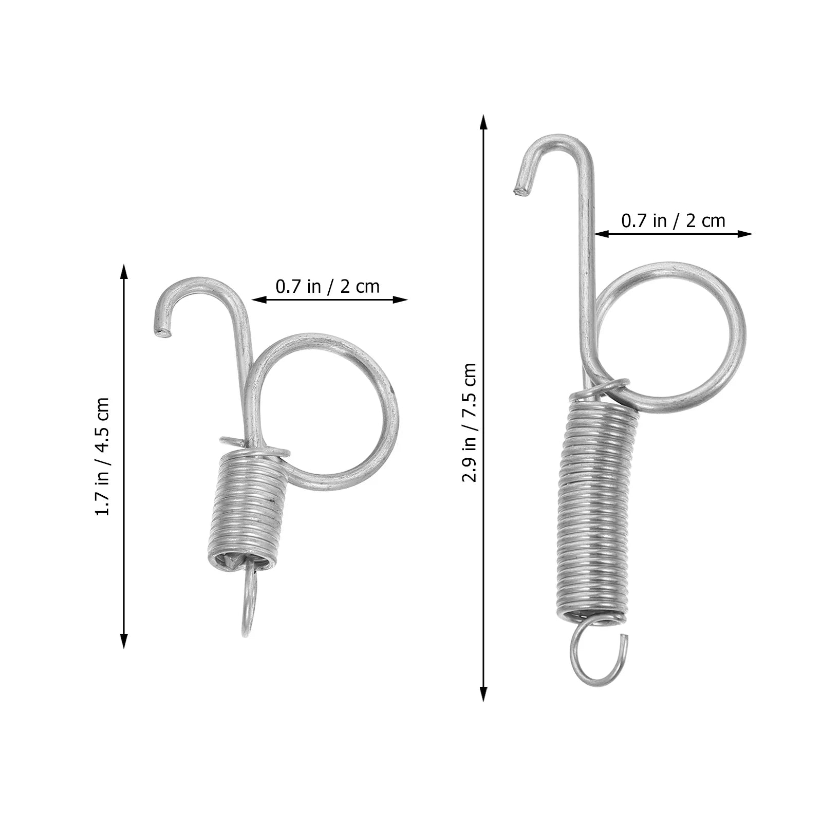 Bird Cage Door Spring Hook Rustproof Wire Lock Rabbit Chicken Parrot