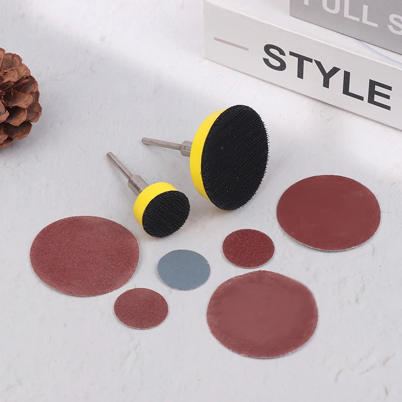 60 1 Sanding Discs Pad Drill Grinder Rotary Tools Backer Plate Zpaxo
