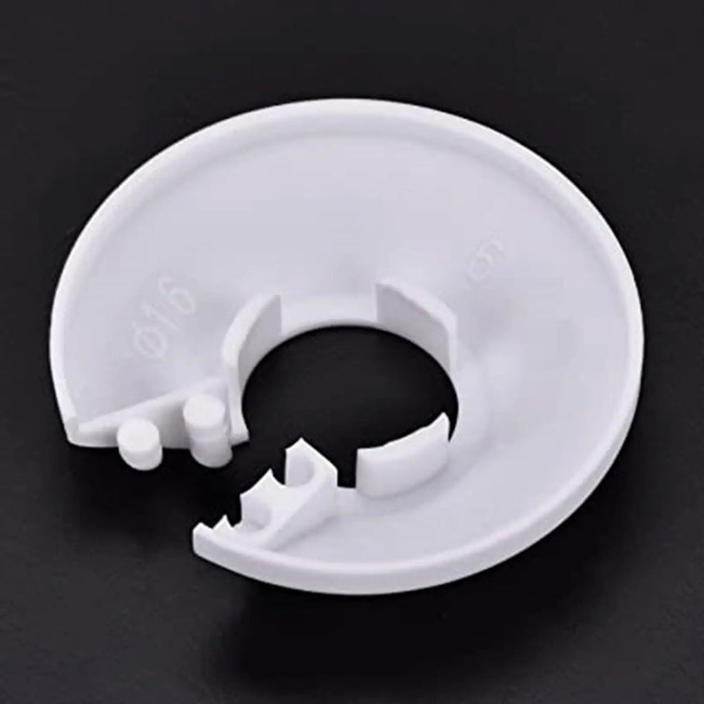 2-Pack Decorative Flange Pipe Cover Collars – PVC Wall Escutcheon Pipe Cover Collar Zpaxo