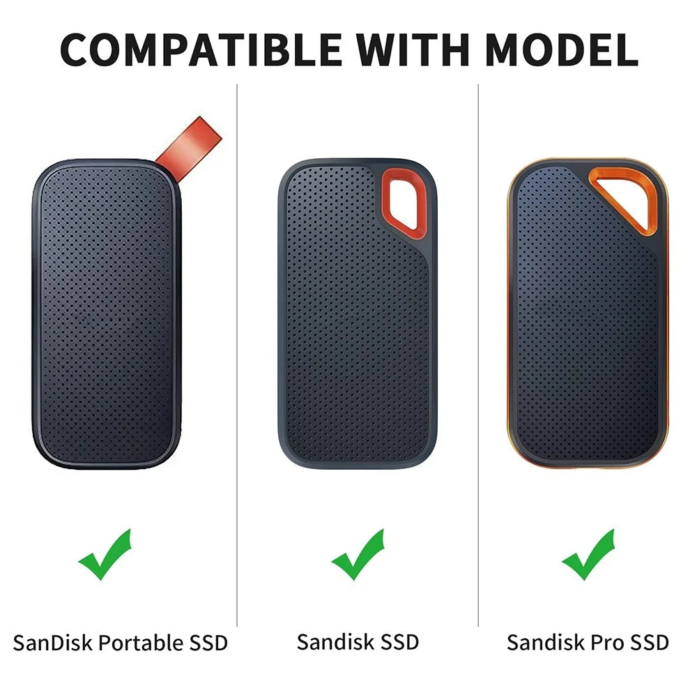 Hard Case for Universal MP3/MP4/SanDisk Extreme Pro/SanDisk Extreme Portable External SSD 1TB/2TB/4TB,Travel Cover Storage Bag Zpaxo