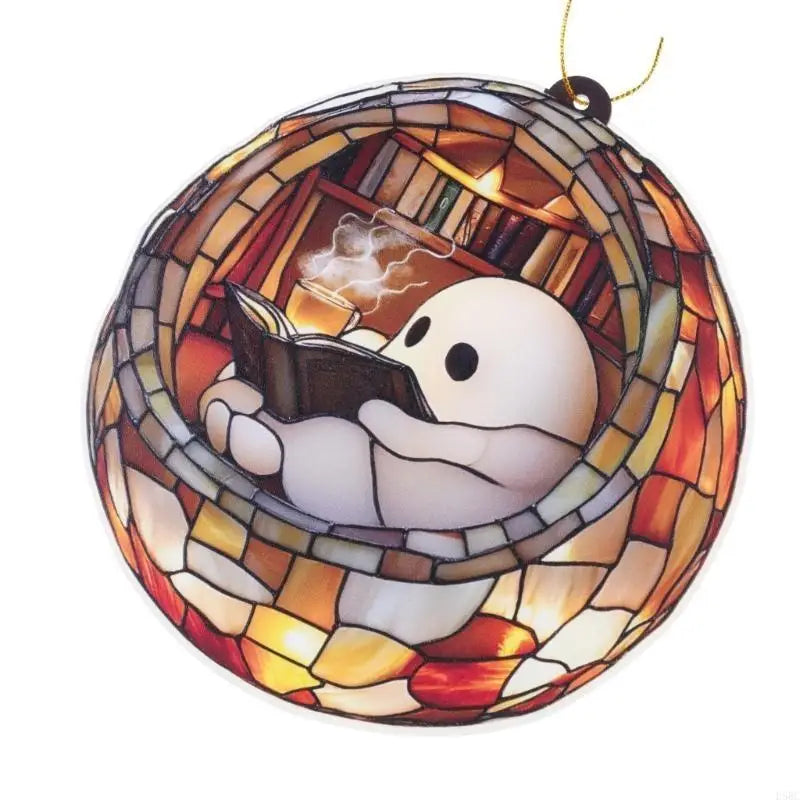 Bright Painted Halloween Window Display Fall Festival Decors Home