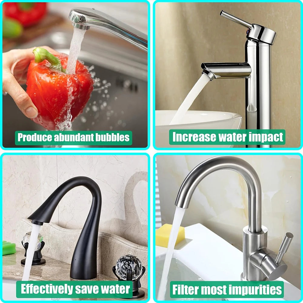 10Pcs Faucet Aerator Faucet Flow Restrictor Replacement Parts Faucet Accessories for Bathroom Kitchen Zpaxo