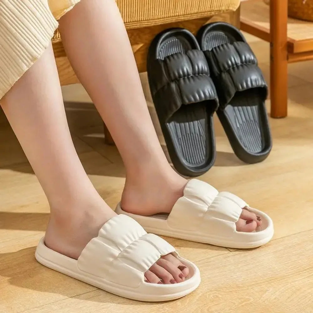 EVA Slipper Best-selling Pleated Petal Slippers Women Shome Shoes