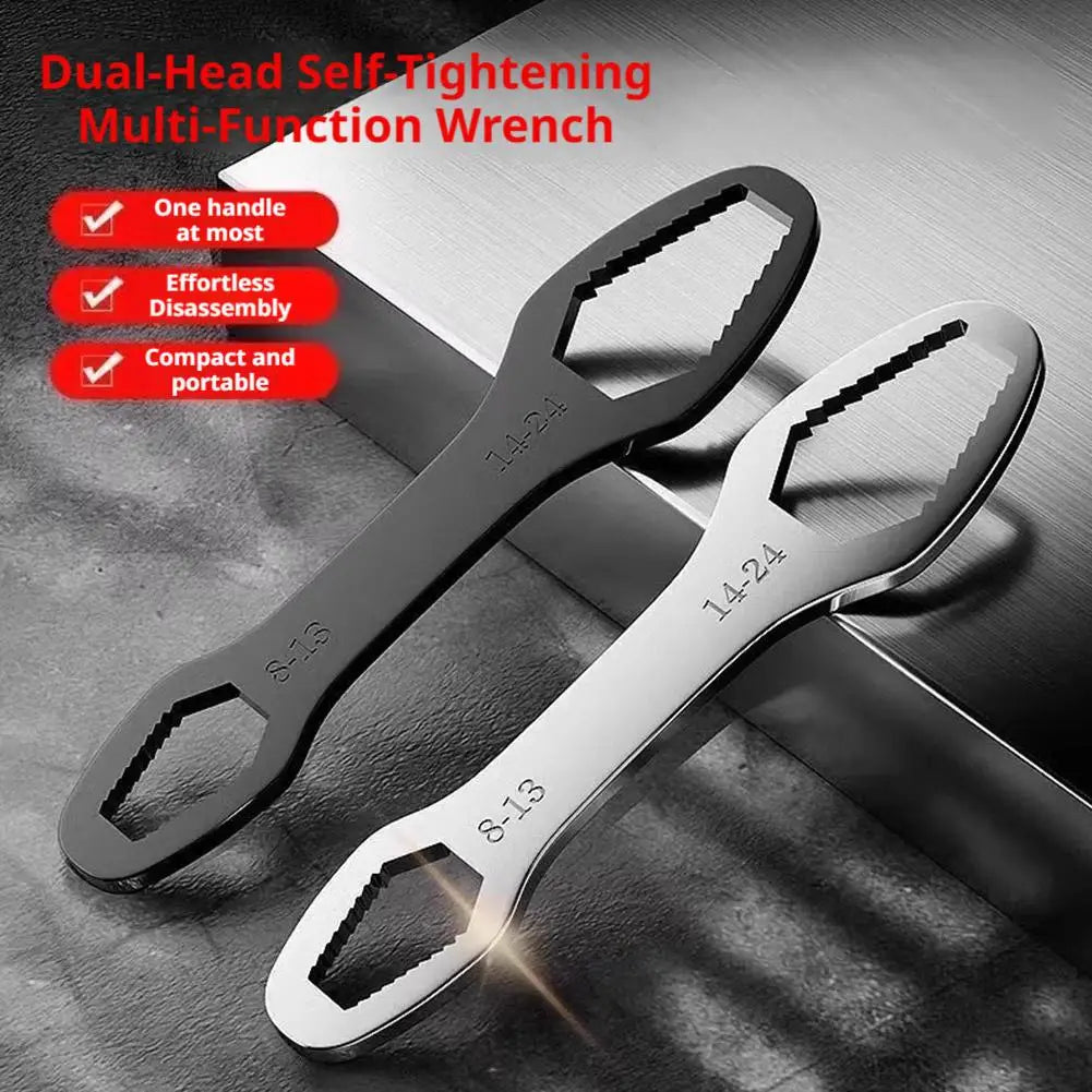 Universal Self-Tightening Adjustable Wrench 8–24mm Hand Tool Adjustable Wrench Zpaxo