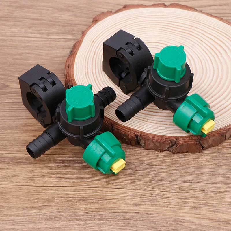 1Pc External Thread Agricultural Sprayer Fan Shaped Spraying Adjustable Nozzle For Agriculture Tubing Garden Irrigation Zpaxo