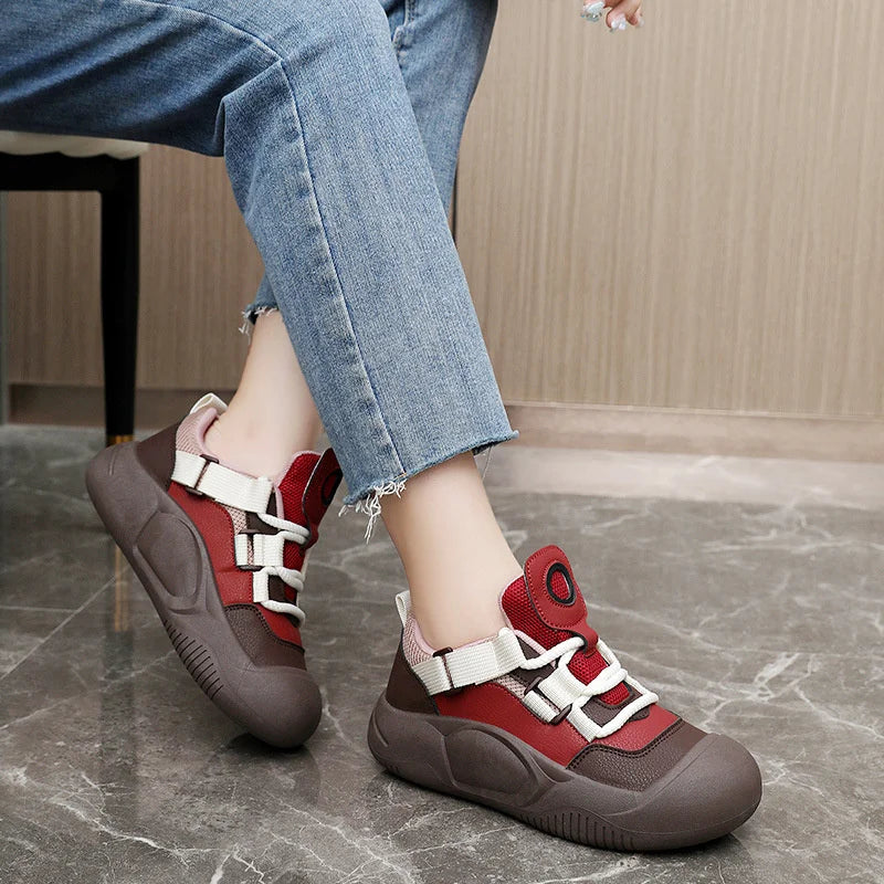 2026 Autumn Fashion Casual Shoes Women Platform Sneakers Elevating Zpaxo