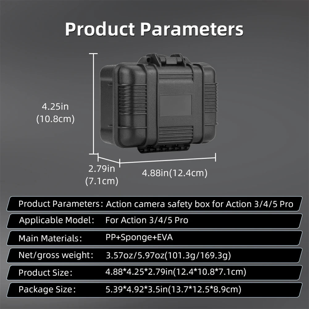 Portable Storage Bag Shockproof Travel Carrying Hard Shell Protective Zpaxo