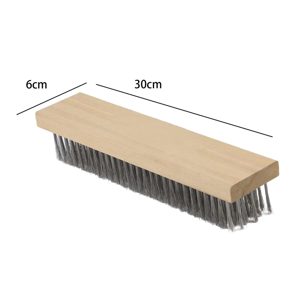 Wire Broom, Wire Deck Brush, Removes Wire Scratches, Cleaning Brushes, Metal Zpaxo