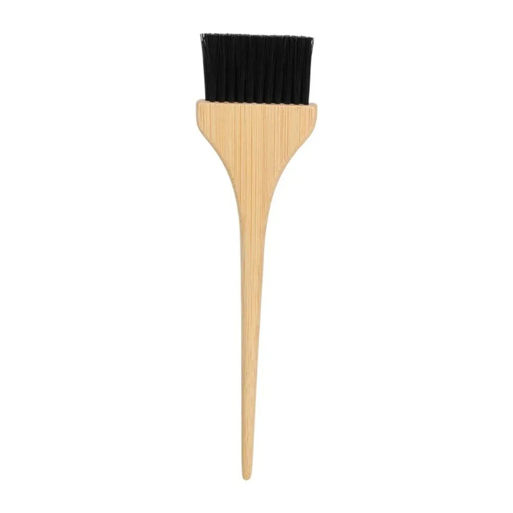 Bamboo Hair Dye Brush Wide Bristles Solid Wood Handle Salon Coloring Zpaxo 1