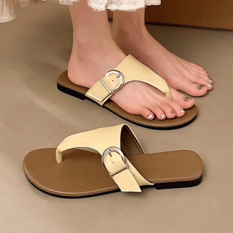 Women's Fish Mouth Clip-toe Vintage Comfortable Slippers 2026 Summer Zpaxo YELLOW 38