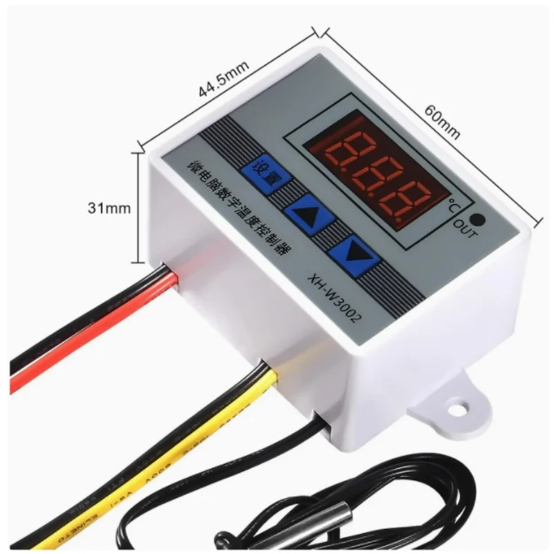 XH-W3002 microcomputer digital temperature controller switch module digital display W3001 temperature controller 12V220V Zpaxo