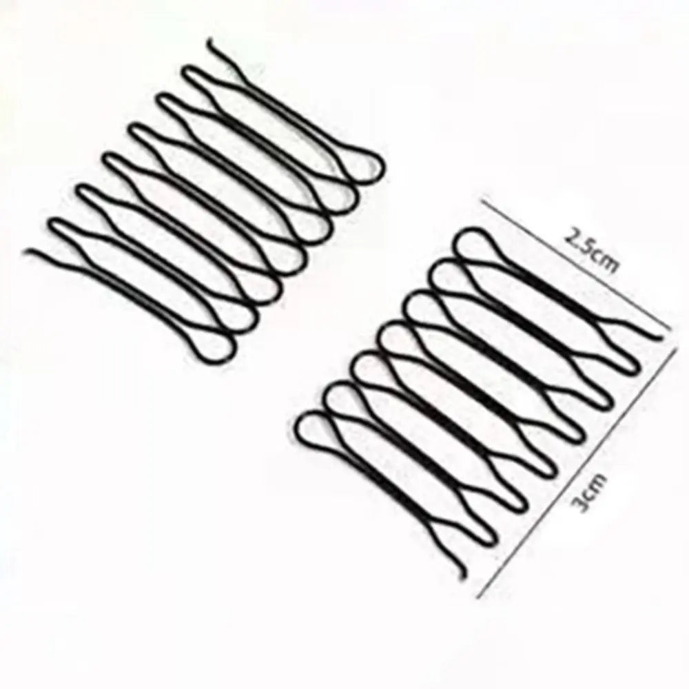 Roll Curve Needle Invisible Hairpin Design Tiara Bangs Fixed Insert Zpaxo