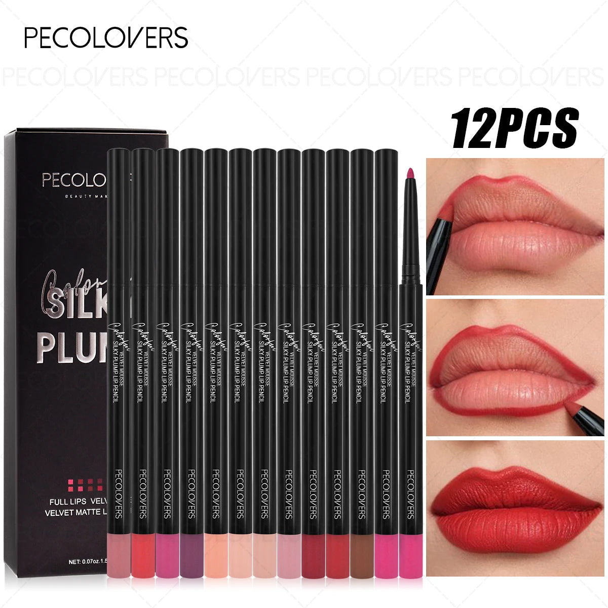 Velvet Matte Lip Liner Smooth Application Light Non-sticky