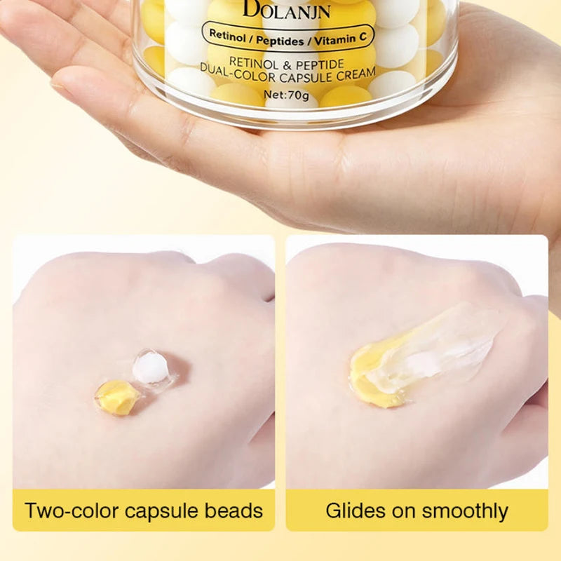 Retinol Vitamin C Peptide Firming Capsule Cream 70g | Anti-Aging Anti-Aging Face Cream Zpaxo