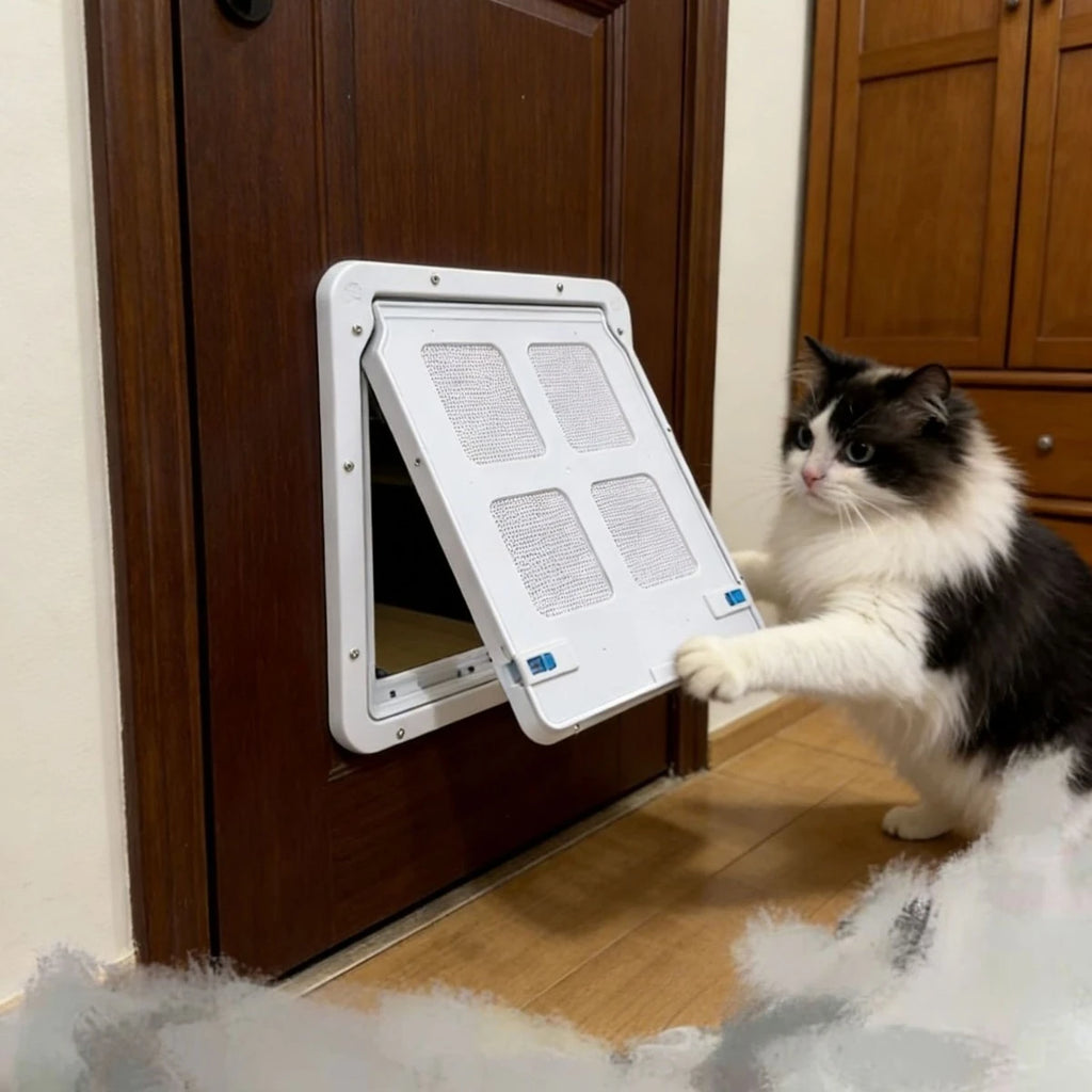 Hanging Mesh Pet Screen Door Small Dogs Cats Supplies Doors