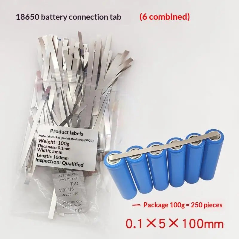 Nickel Plated Steel Strip 18650 Battery Spot Welding Welders Zpaxo 5x100mm