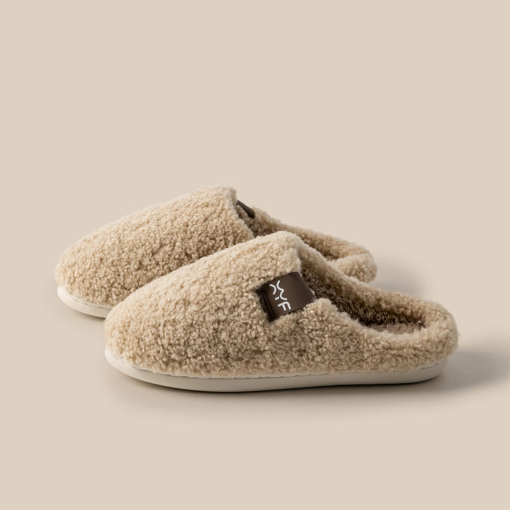 Cozy Furry Slippers Women Warm Non-slip Indoor Shoes Plush Fleece