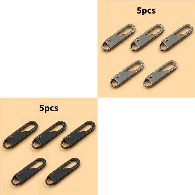 Metal Alloy Replacement Zipper Sliders – 5–20pcs DIY Repair