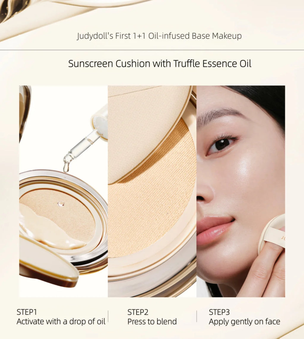 JUDYDOLL Awake Uv Defense Cushion Spf50 Foundation Truffle Essence Zpaxo