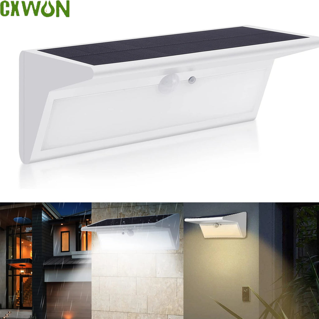 Outdoor Solar Light 46 LED 800lm Bright Lamp Infrared Motion Detector Zpaxo