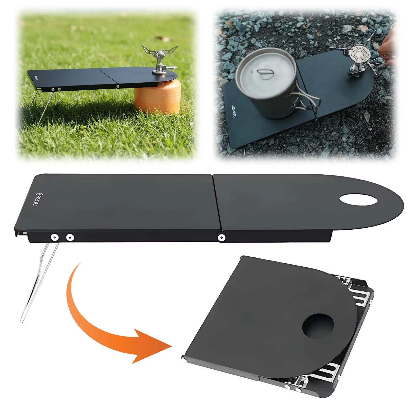 Portable Ultralight Table Multi-purpose Foldable Aluminum Desk Stove