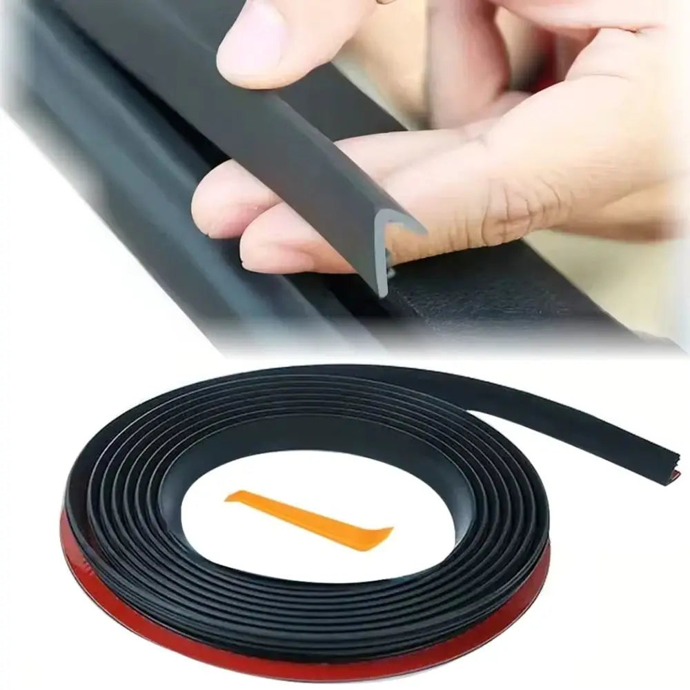 Rubber Material Car Rubber Sealing Strips Universal Fit Windproof Noise Insulation Strip Anti-Rattle Soundproofing Zpaxo