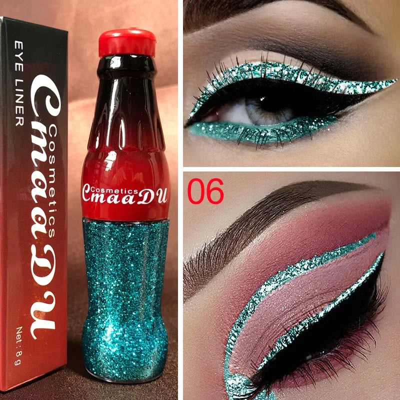 Waterproof Glitter Eyeliner and Eyeshadow Stick Set - Vibrant, Long-Lasting Colors for Flawless Eye Makeup, Ideal for Parties an Zpaxo KLPYXY-06 REFILL
