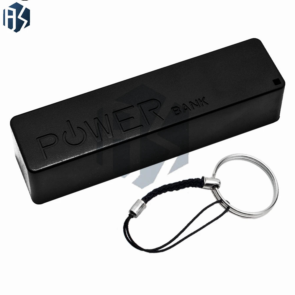1 Battery 2 USB Power Bank Case 18650 Charger DIY Box Shell Black Zpaxo