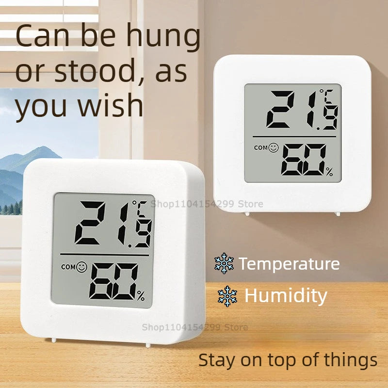 Digital Thermometer Hygrometer Indoor Mini Thermometer Indoor Thermometer Humidity Meter Sensor Gauge Weather Station for Home Zpaxo