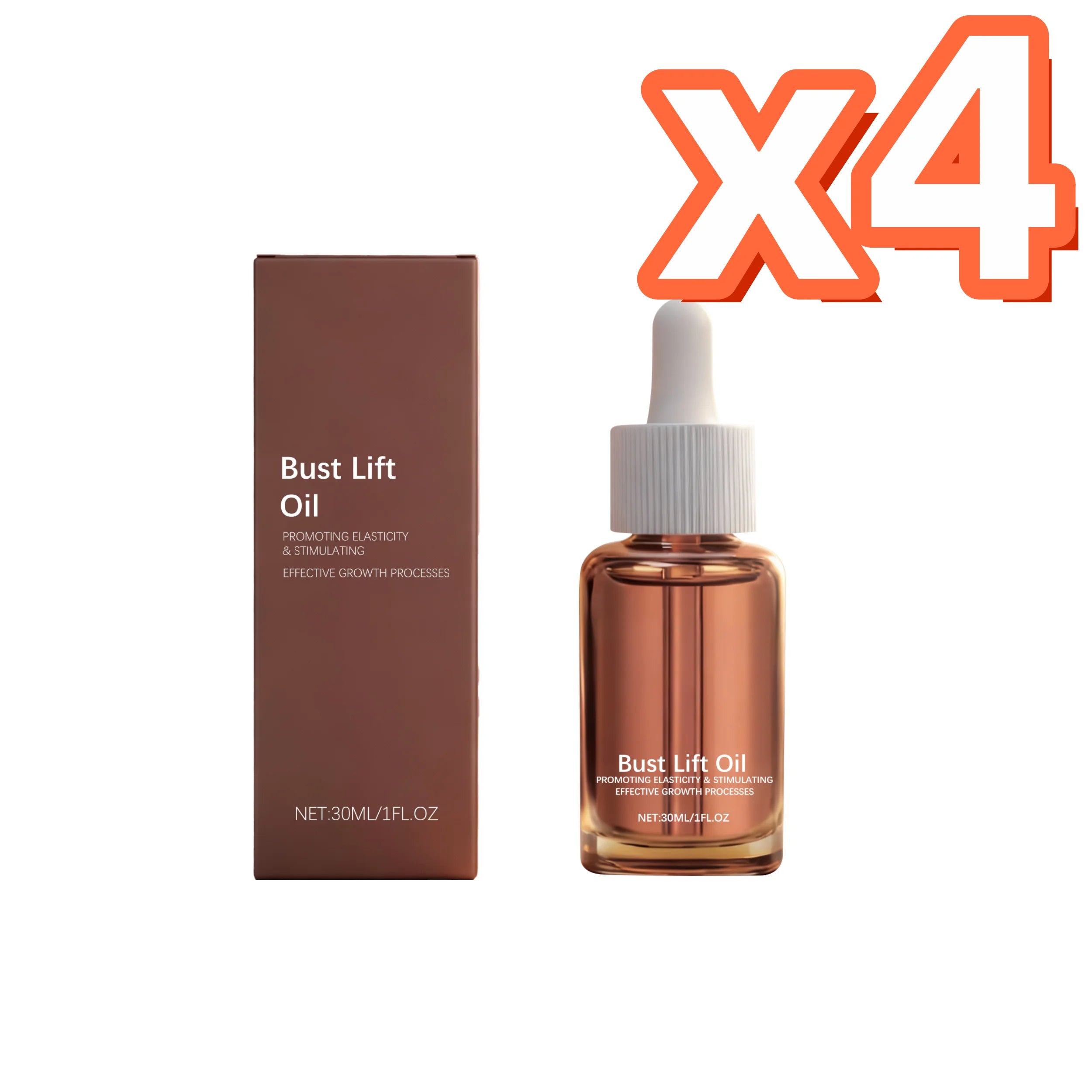 Ginger Extract Breast Firming & Plumping Essential Oil 30ml Breast Firming Oil Zpaxo 30ml Boxed X 4PCS