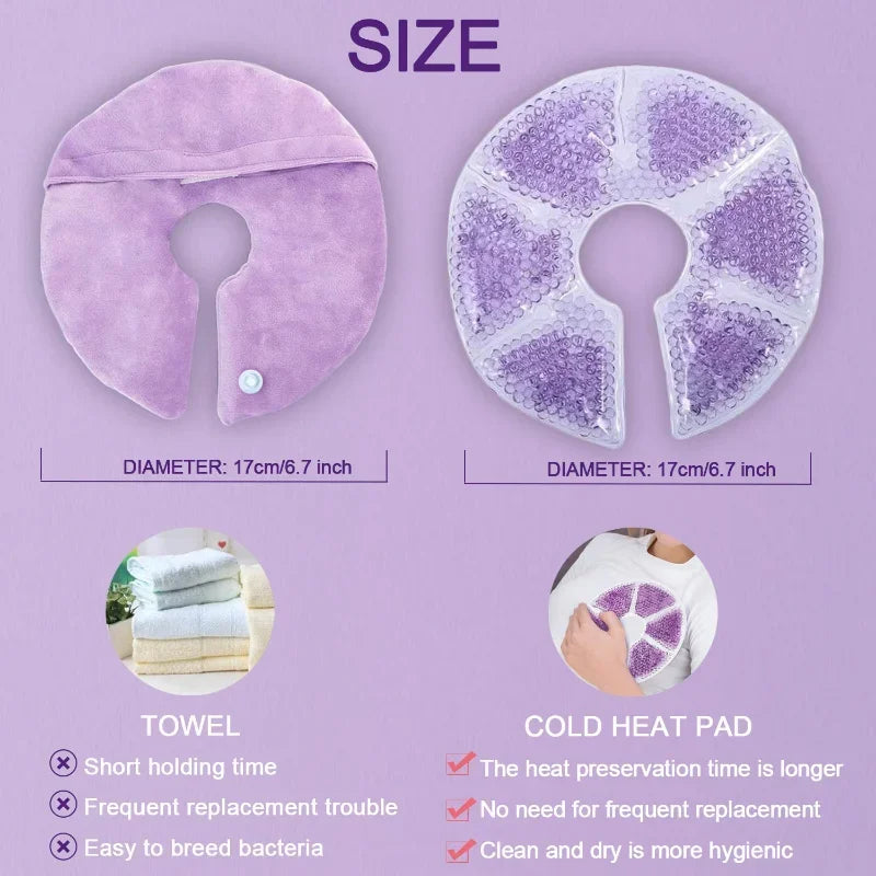Breast Therapy Pads Cold Breastfeeding Gel Essentials Postpartum