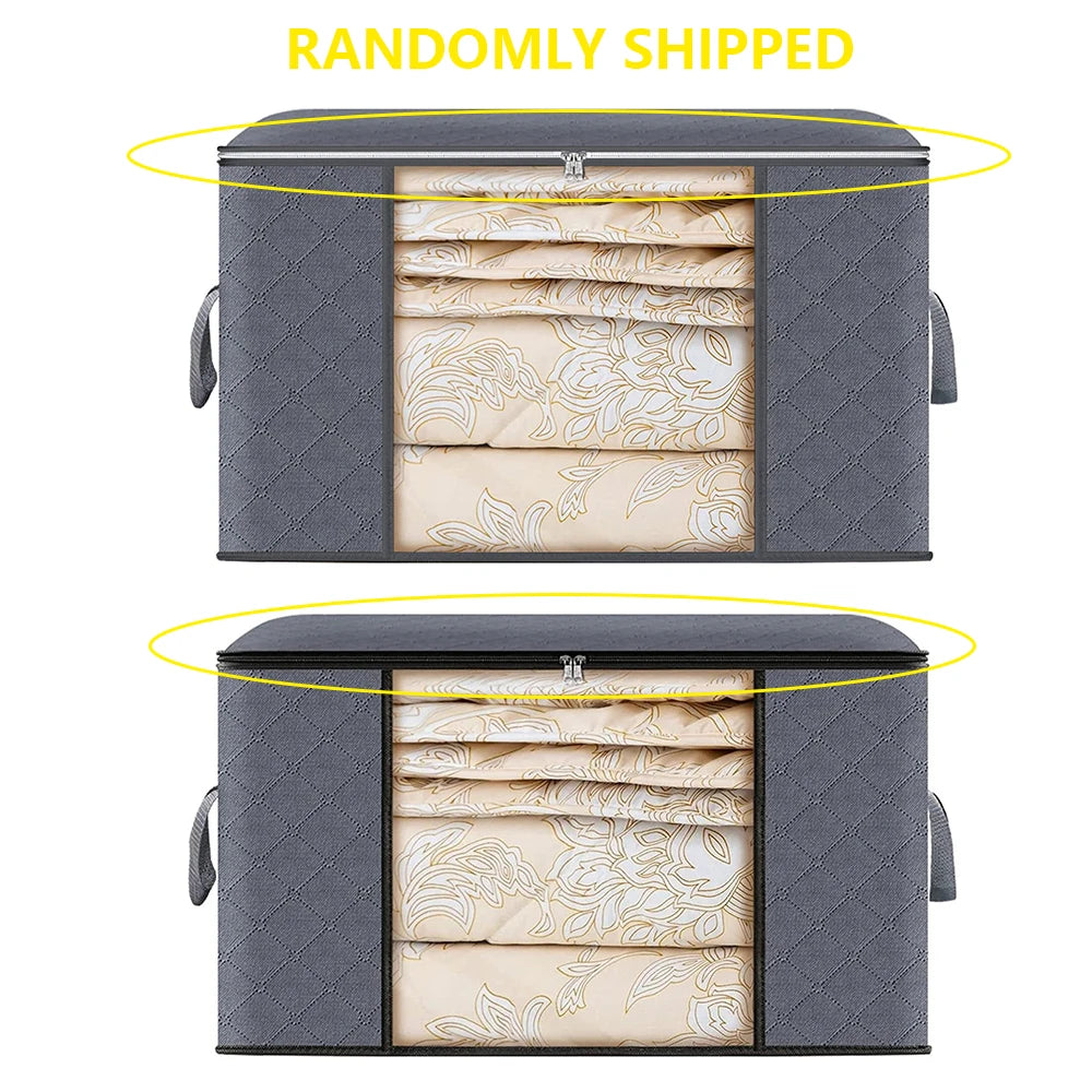 Large Capacity Clothes Storage Bag Foldable Blanket Storage Containers for Organizing Bedroom Closet Zpaxo