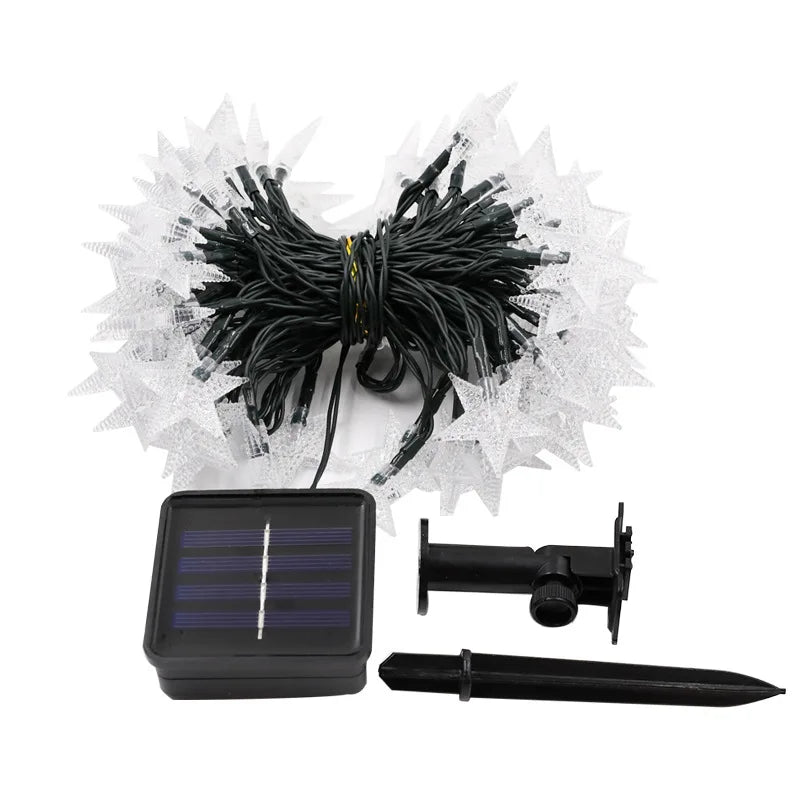 Solar Star Light RGB Warm Christmas Decoration Twinkle Fairy Lamp Zpaxo