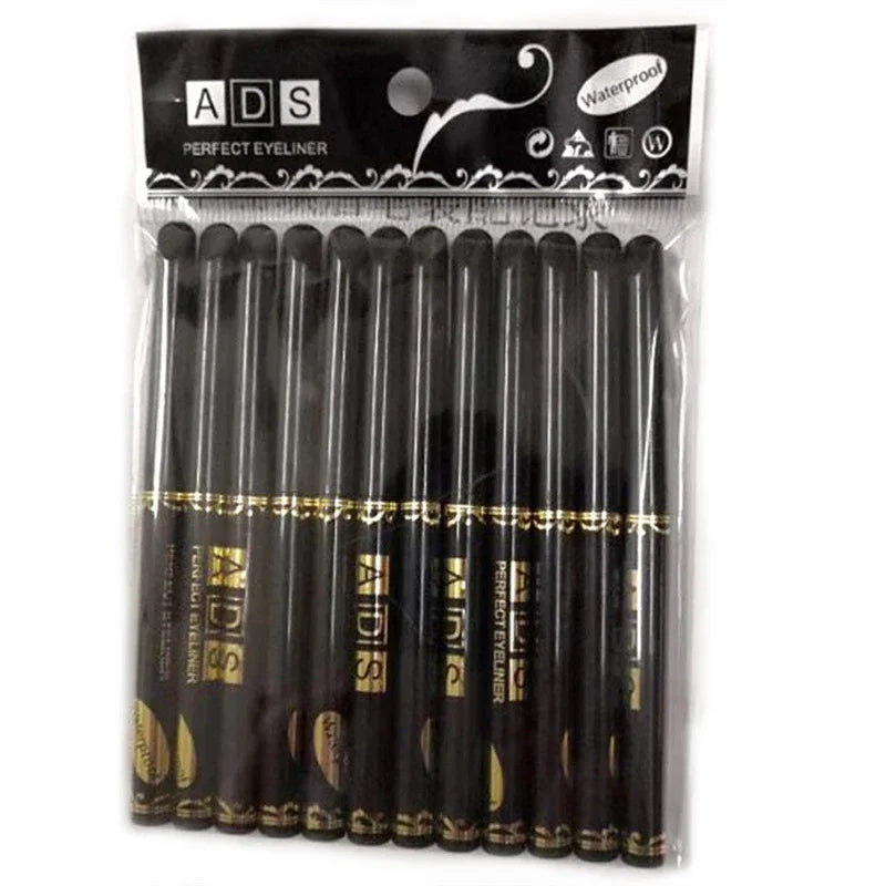 1 2 5 Waterproof Sweat-proof Black Eyeliner Pencil Eye Liner Gel Pen Zpaxo