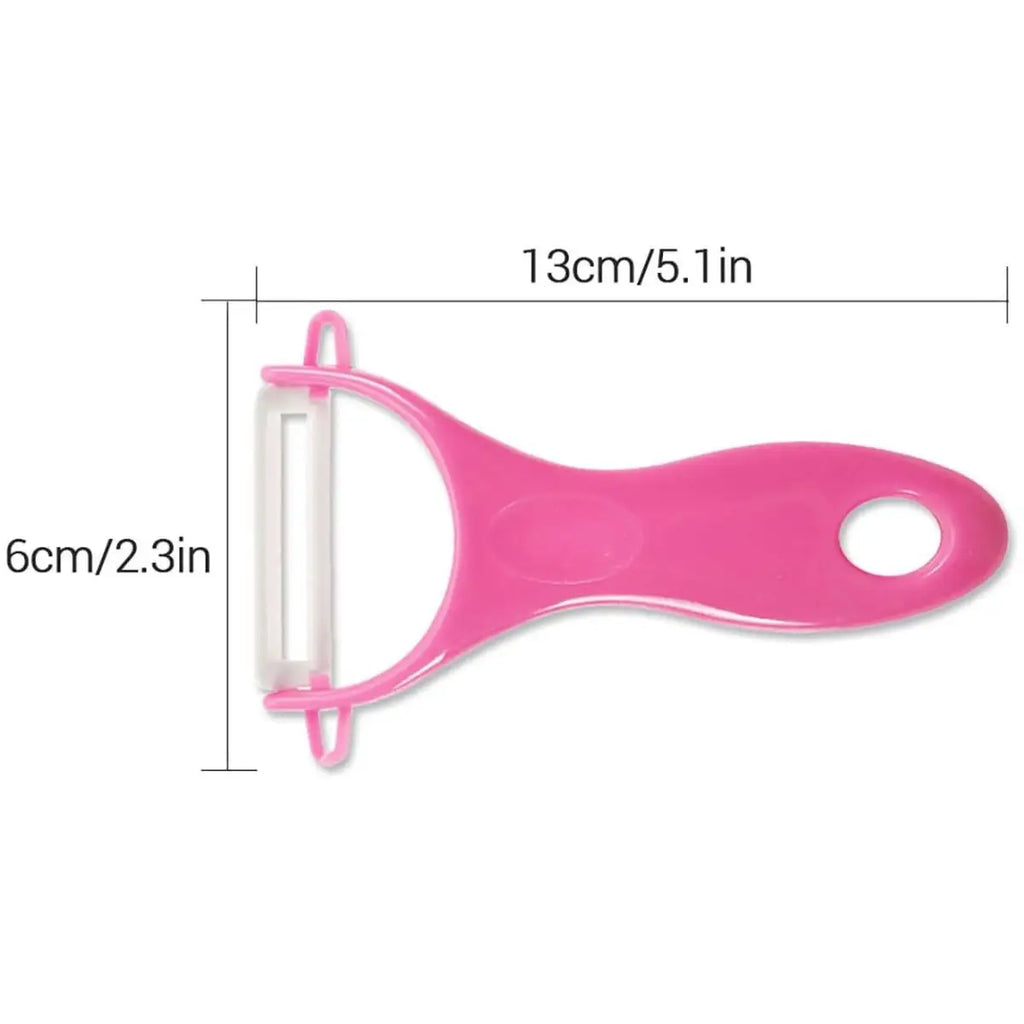 3-Piece Ceramic Vegetable & Fruit Peeler Set – Rust-Free Blades