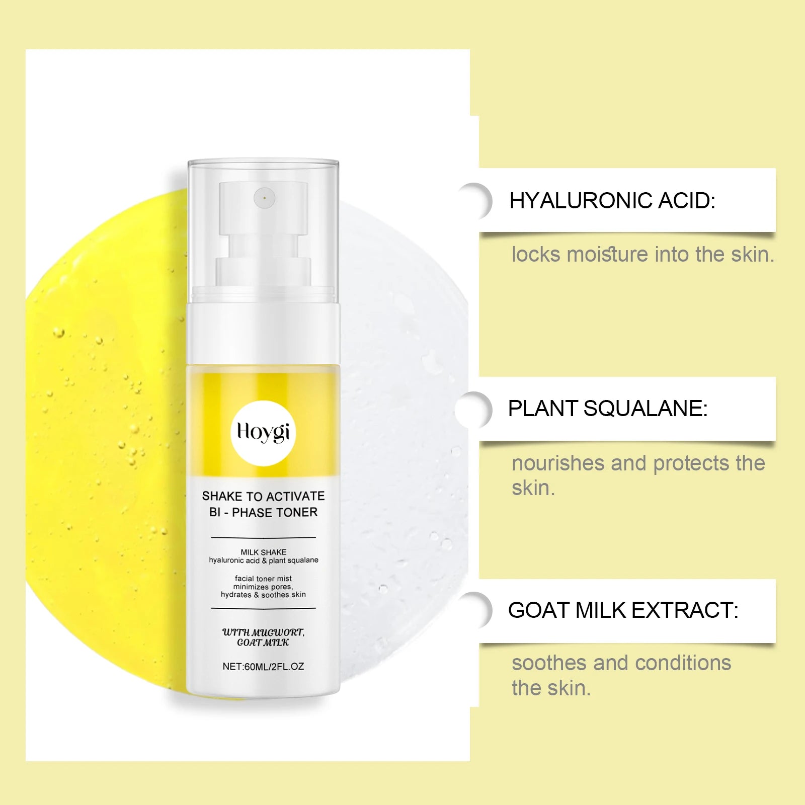 Hyaluronic Acid Moisturizing Facial Spray Brightening Relieve Redness Irritation Soothing Skin Nourishing Mist Face Essence Zpaxo
