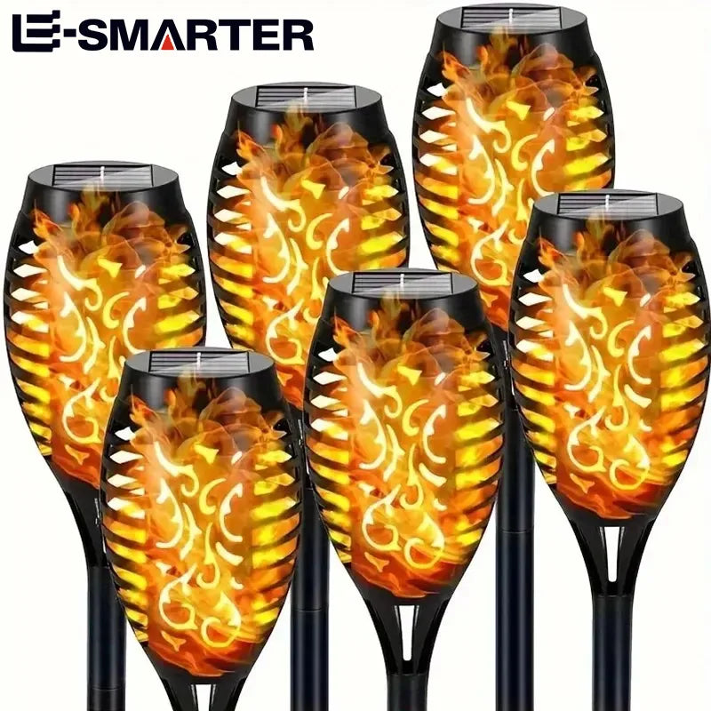 12 LED Solar Flame Torch Light – Flickering Garden Path Lamp Solar Garden Light Zpaxo